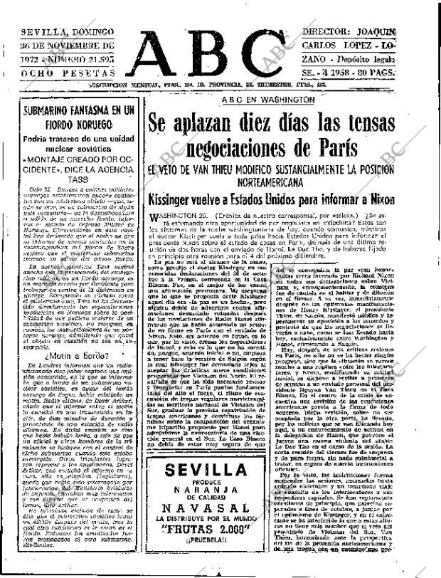 ABC SEVILLA 26-11-1972 página 31
