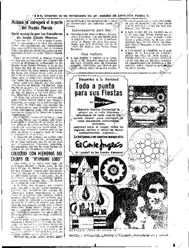 ABC SEVILLA 26-11-1972 página 51