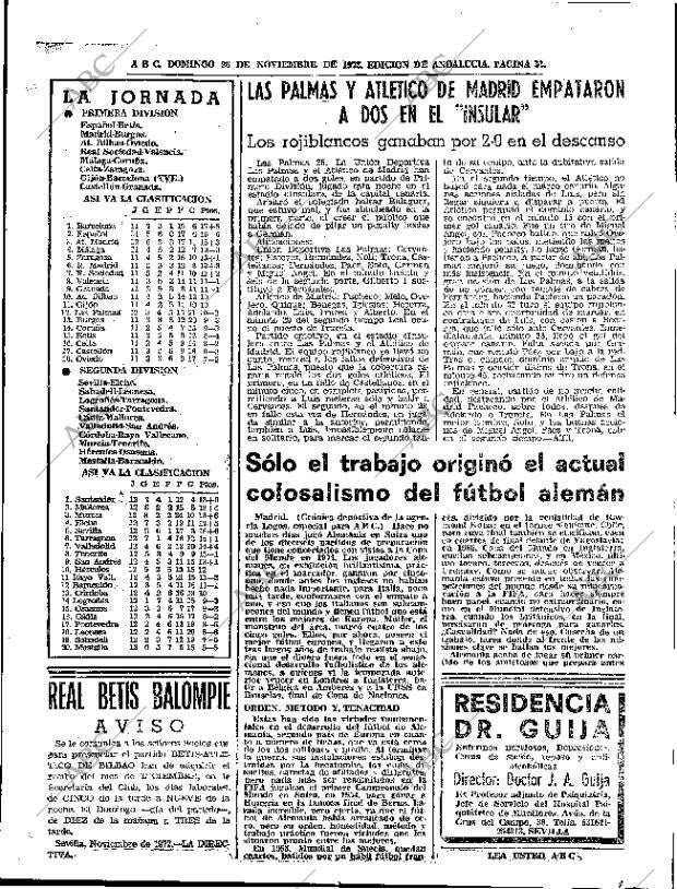ABC SEVILLA 26-11-1972 página 57