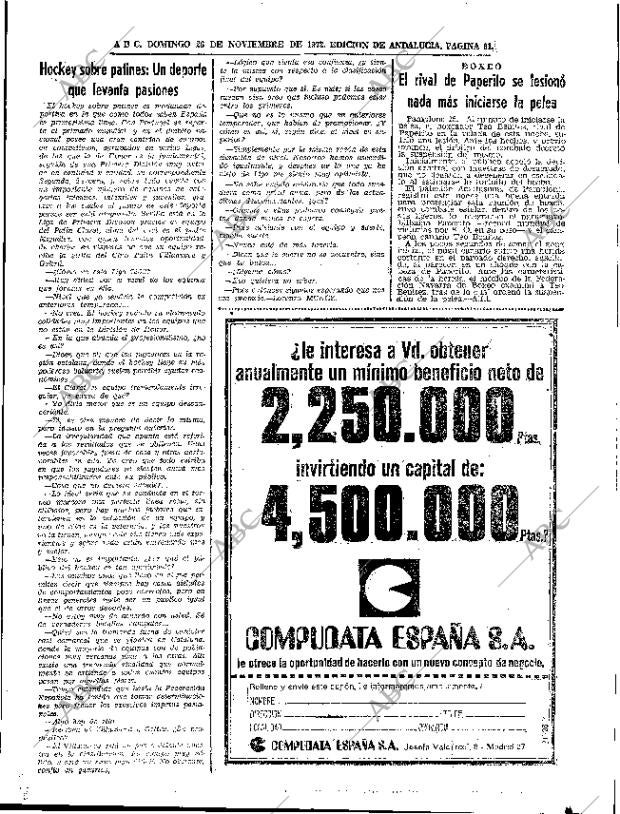 ABC SEVILLA 26-11-1972 página 61