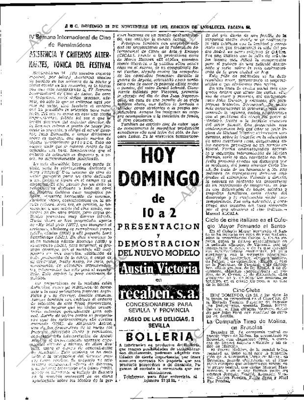 ABC SEVILLA 26-11-1972 página 64
