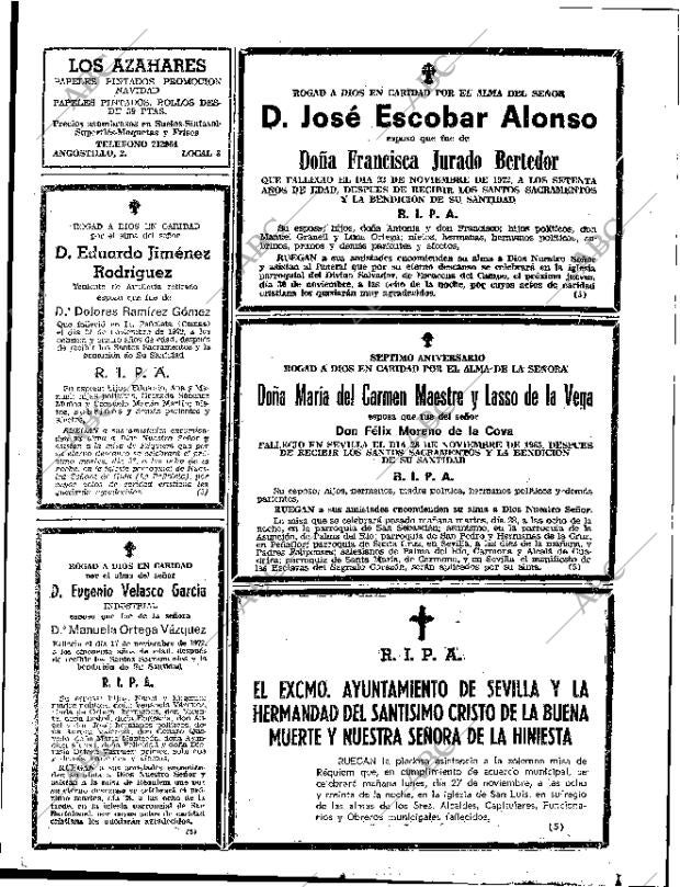 ABC SEVILLA 26-11-1972 página 77
