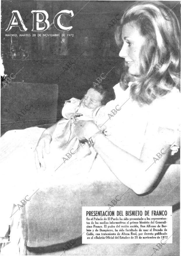 ABC MADRID 28-11-1972 página 1