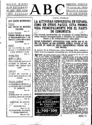ABC MADRID 28-11-1972 página 27