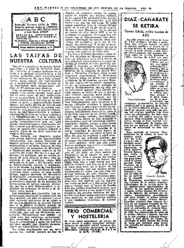 ABC MADRID 28-11-1972 página 28