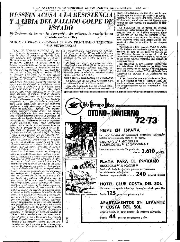 ABC MADRID 28-11-1972 página 39