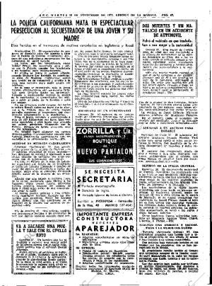 ABC MADRID 28-11-1972 página 45