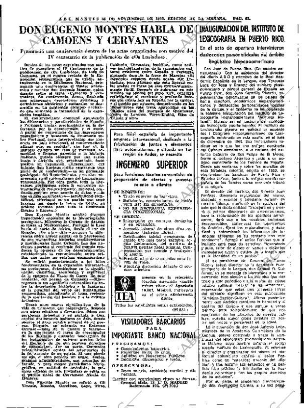 ABC MADRID 28-11-1972 página 59