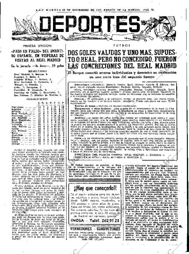 ABC MADRID 28-11-1972 página 71