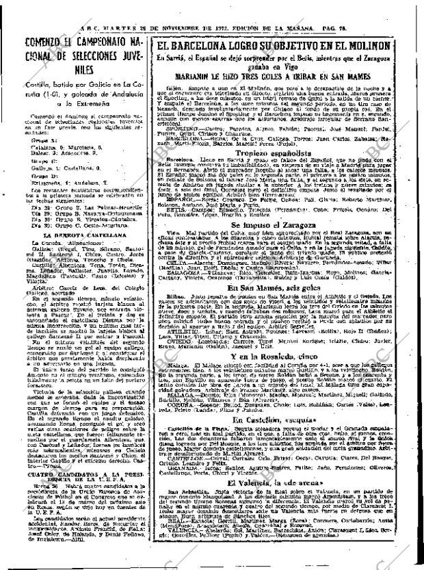 ABC MADRID 28-11-1972 página 73
