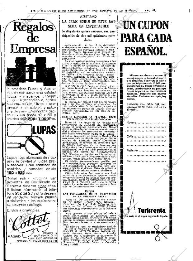 ABC MADRID 28-11-1972 página 78