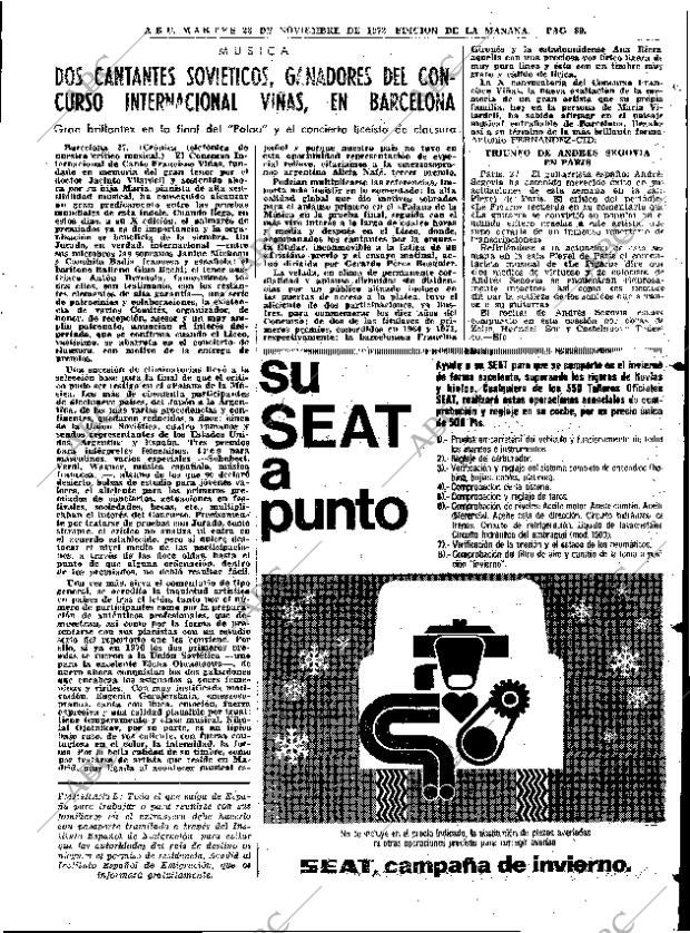ABC MADRID 28-11-1972 página 87