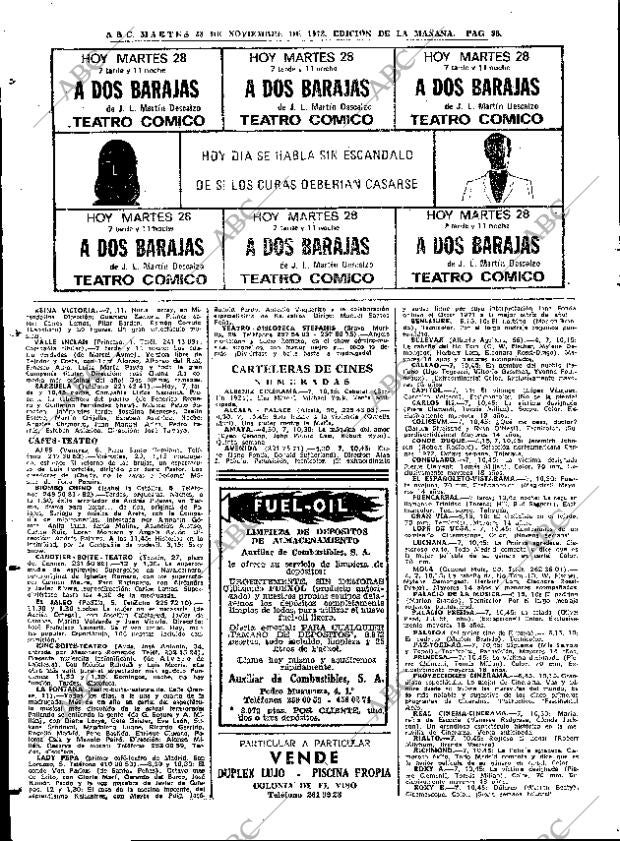 ABC MADRID 28-11-1972 página 96