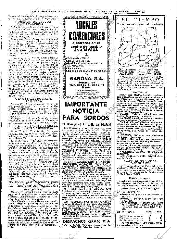 ABC MADRID 29-11-1972 página 52
