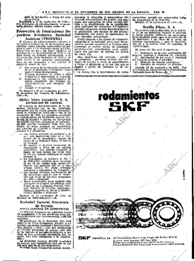 ABC MADRID 29-11-1972 página 75