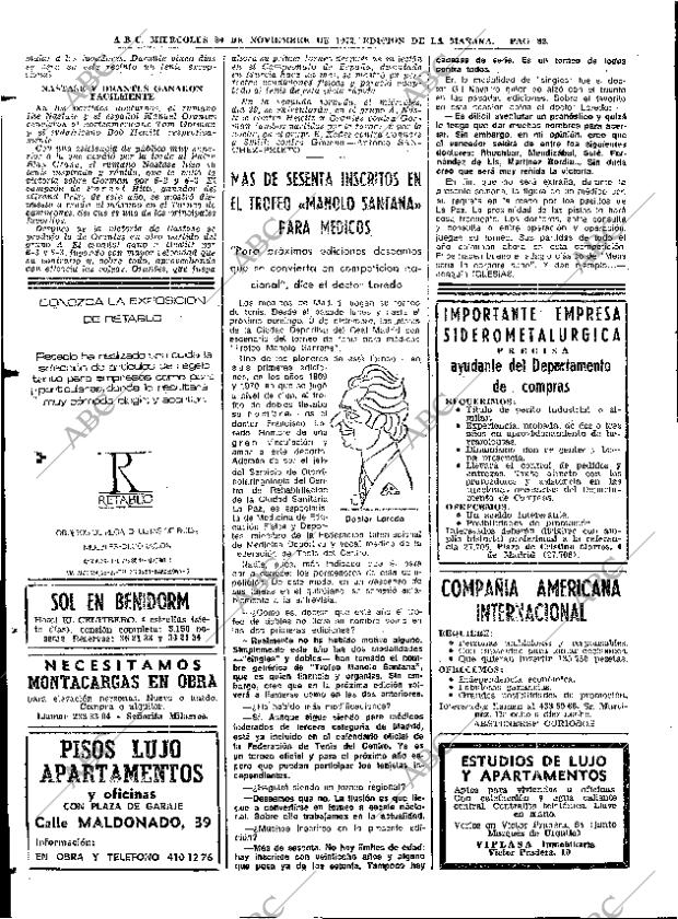 ABC MADRID 29-11-1972 página 82