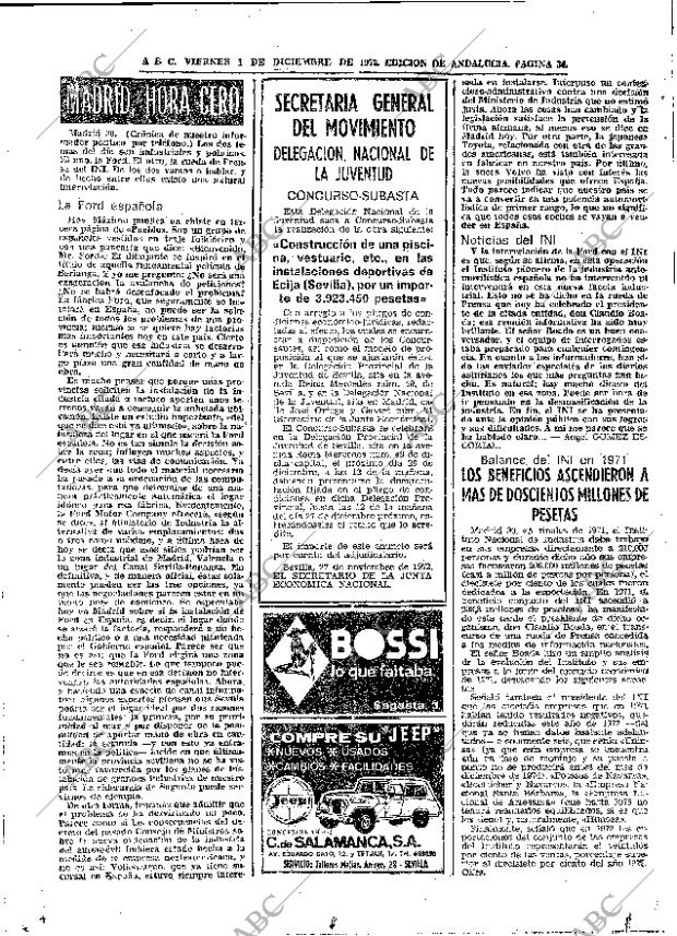 ABC SEVILLA 01-12-1972 página 34