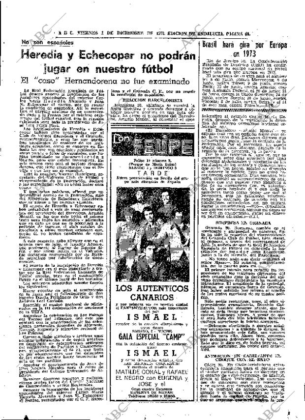 ABC SEVILLA 01-12-1972 página 57