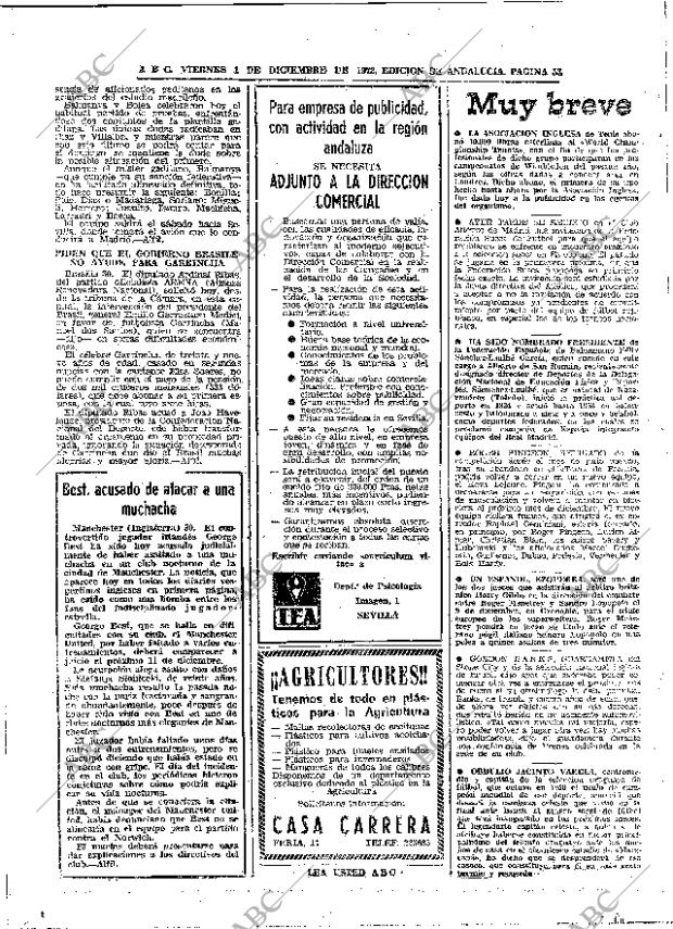 ABC SEVILLA 01-12-1972 página 58
