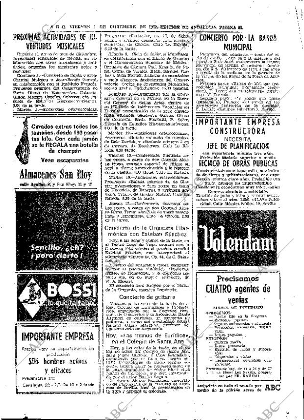 ABC SEVILLA 01-12-1972 página 65
