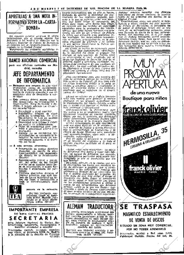 ABC MADRID 05-12-1972 página 54