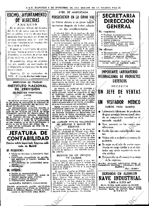 ABC MADRID 05-12-1972 página 58