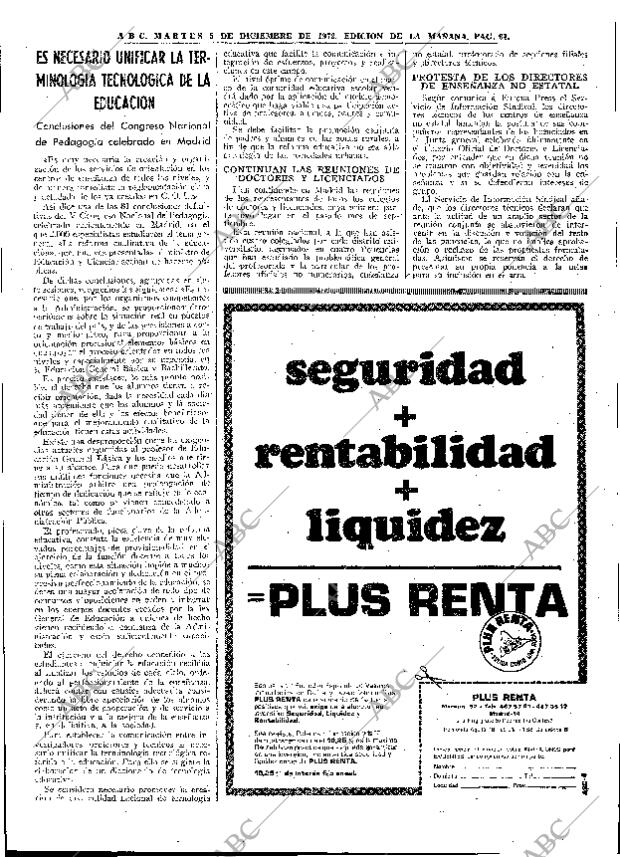 ABC MADRID 05-12-1972 página 61