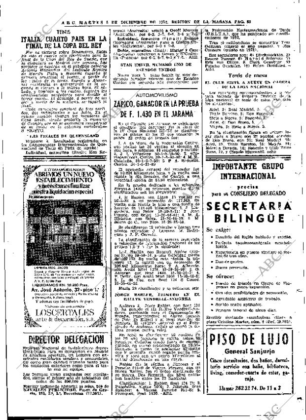 ABC MADRID 05-12-1972 página 85