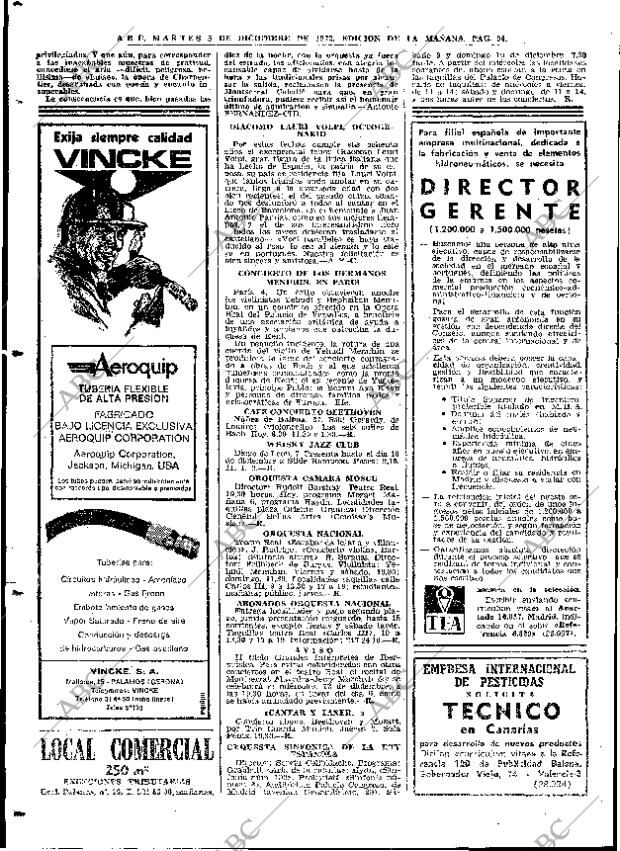 ABC MADRID 05-12-1972 página 94