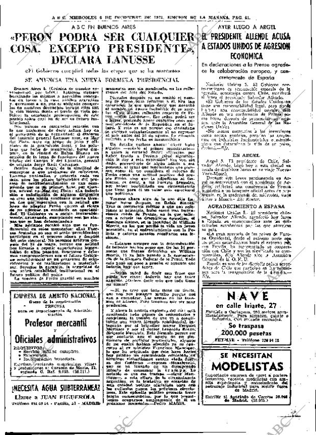 ABC MADRID 06-12-1972 página 41