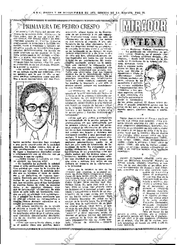 ABC MADRID 07-12-1972 página 72