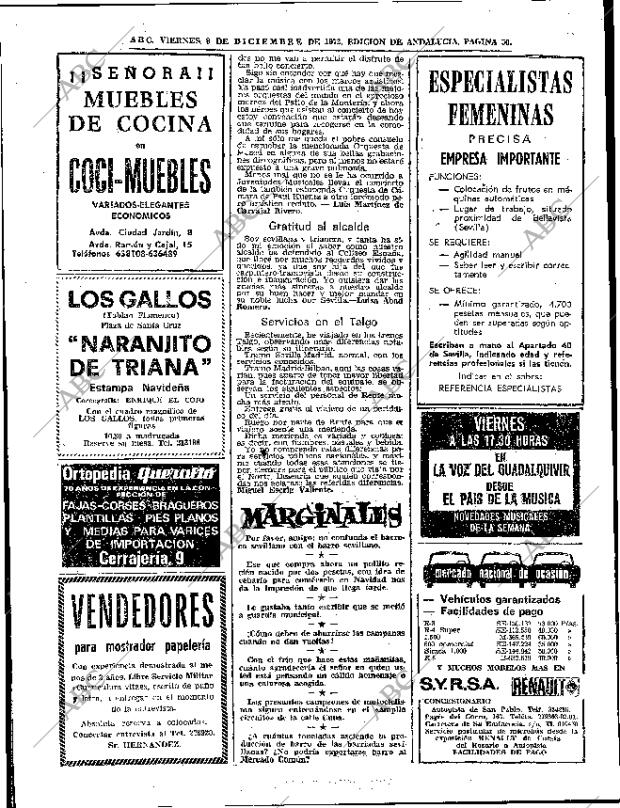 ABC SEVILLA 08-12-1972 página 50