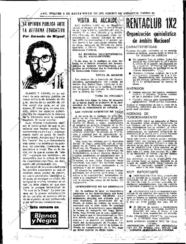 ABC SEVILLA 08-12-1972 página 52