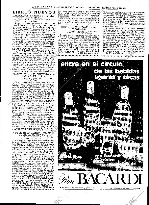 ABC MADRID 09-12-1972 página 65