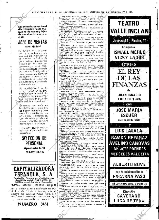 ABC MADRID 12-12-1972 página 101