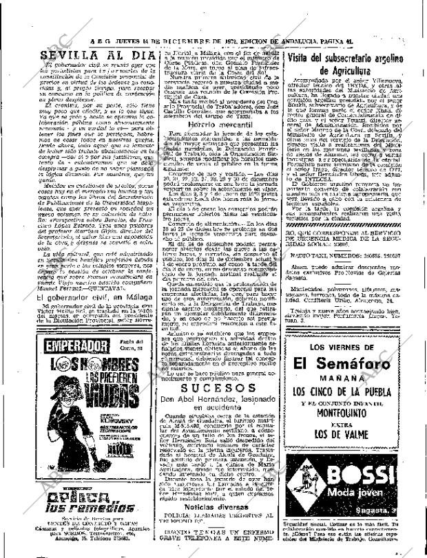 ABC SEVILLA 14-12-1972 página 39