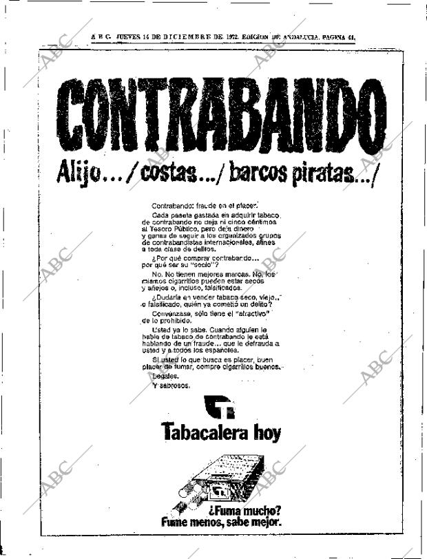 ABC SEVILLA 14-12-1972 página 42