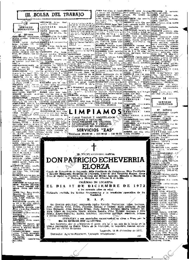 ABC MADRID 19-12-1972 página 113