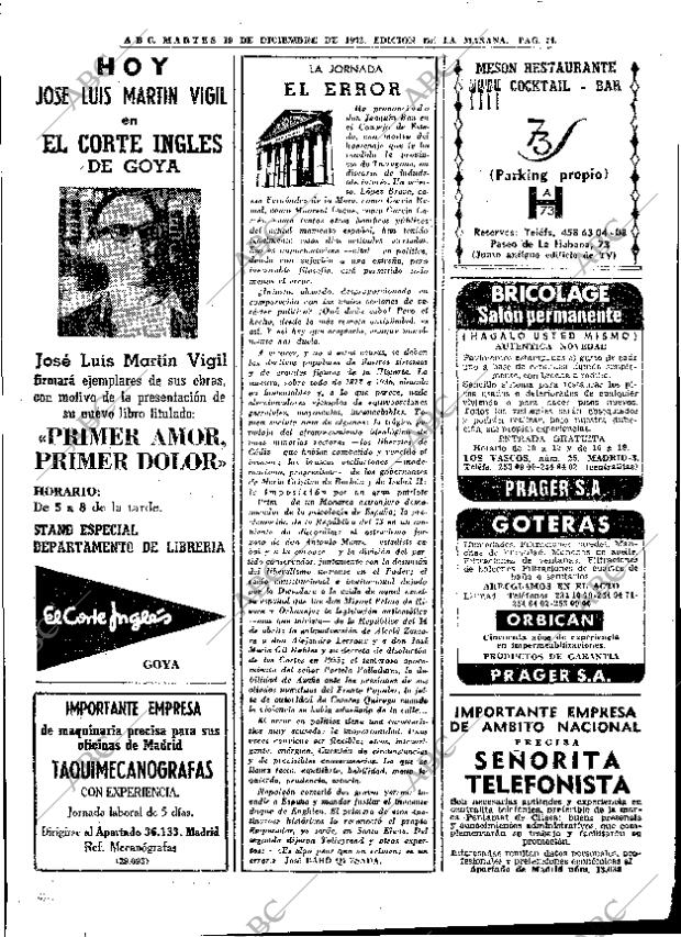 ABC MADRID 19-12-1972 página 34