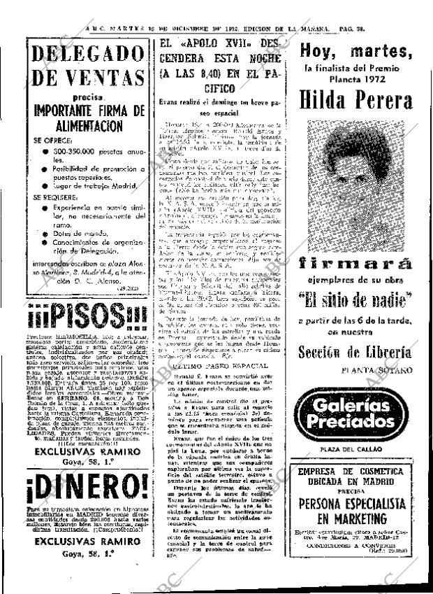 ABC MADRID 19-12-1972 página 38