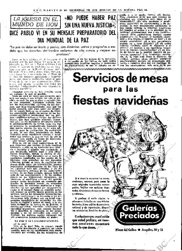 ABC MADRID 19-12-1972 página 43