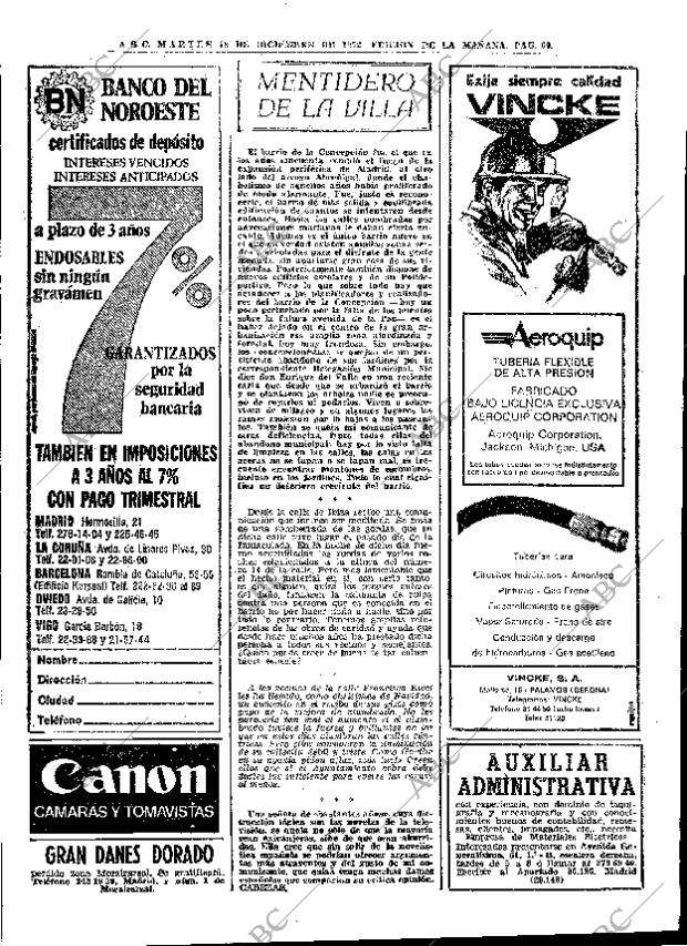 ABC MADRID 19-12-1972 página 60