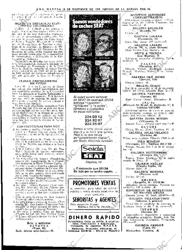 ABC MADRID 19-12-1972 página 65
