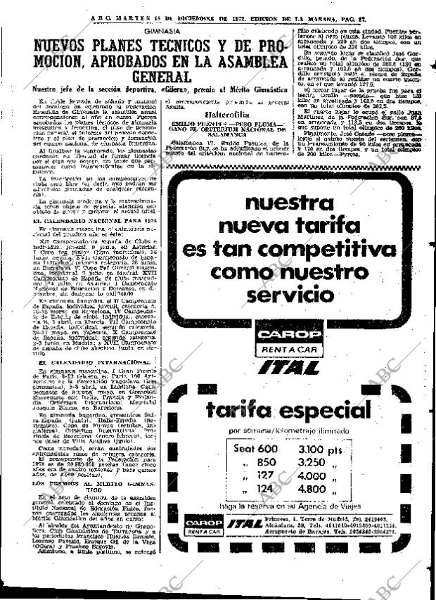 ABC MADRID 19-12-1972 página 87