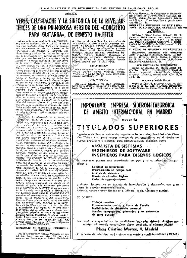 ABC MADRID 19-12-1972 página 95