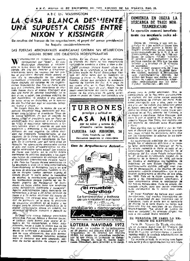 ABC MADRID 21-12-1972 página 33