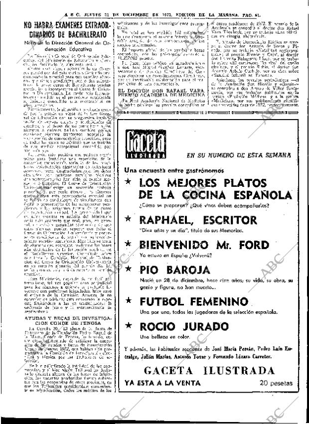 ABC MADRID 21-12-1972 página 59