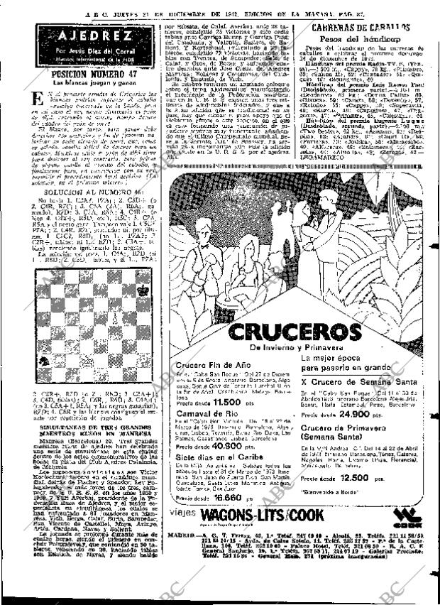 ABC MADRID 21-12-1972 página 85