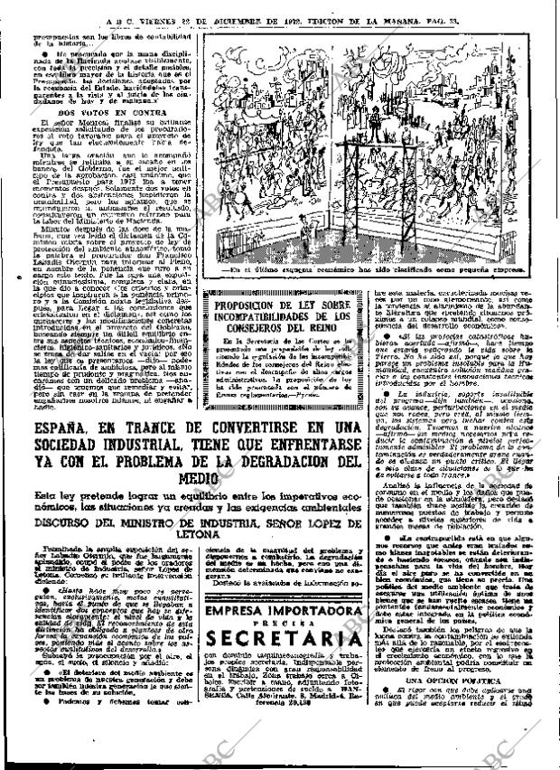 ABC MADRID 22-12-1972 página 33