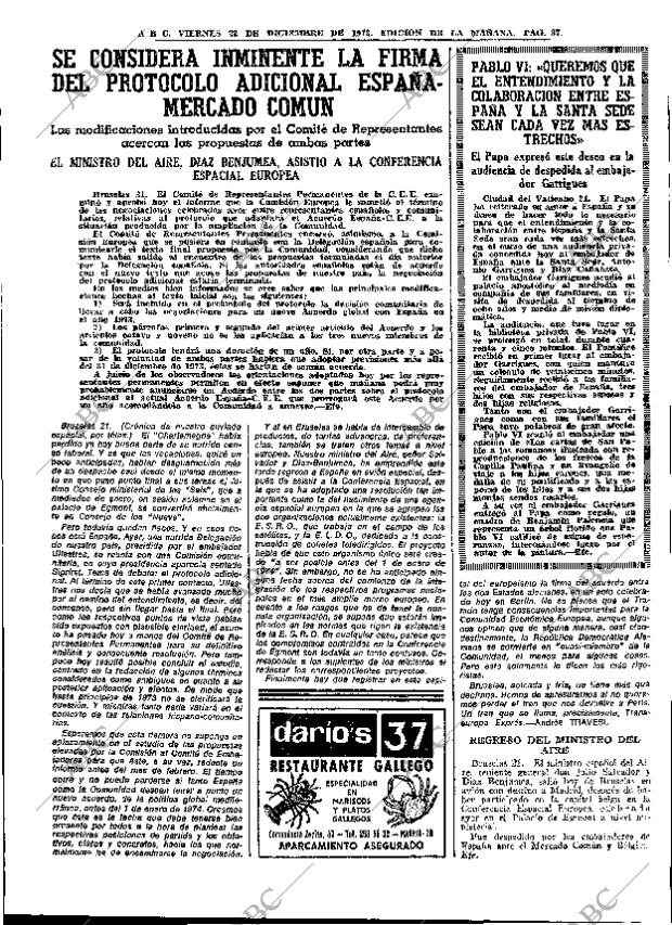 ABC MADRID 22-12-1972 página 37